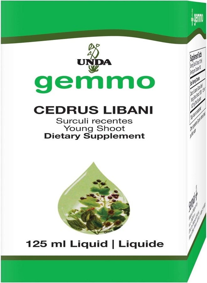 UNDA Gemmo Therapy Cedrus Libani | Cedar of Lebanon Young Shoot Extract | 4.2 fl. oz. - Image 1